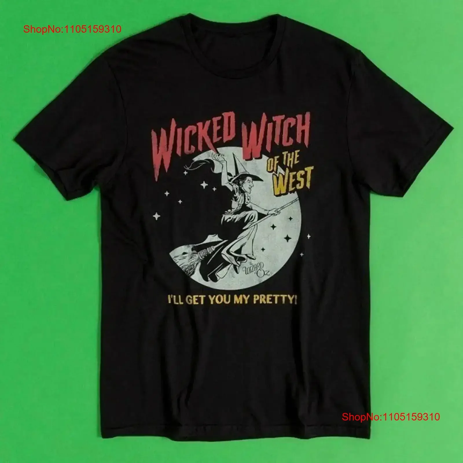 

The Wizarddddd Of Oz Wicked Witch West Black T Shirt good Design New vintage Washed Top For Everyday Wear Versatile streetwear