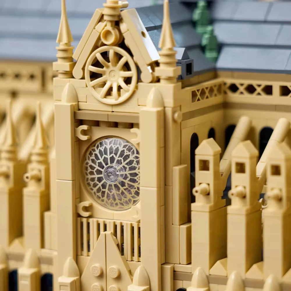 Kalein 4383 Uds. Modelo de construcción de la catedral de Notre Dame, bloques de construcción, colección para adultos, juguetes para niños y niñas, regalos de cumpleaños