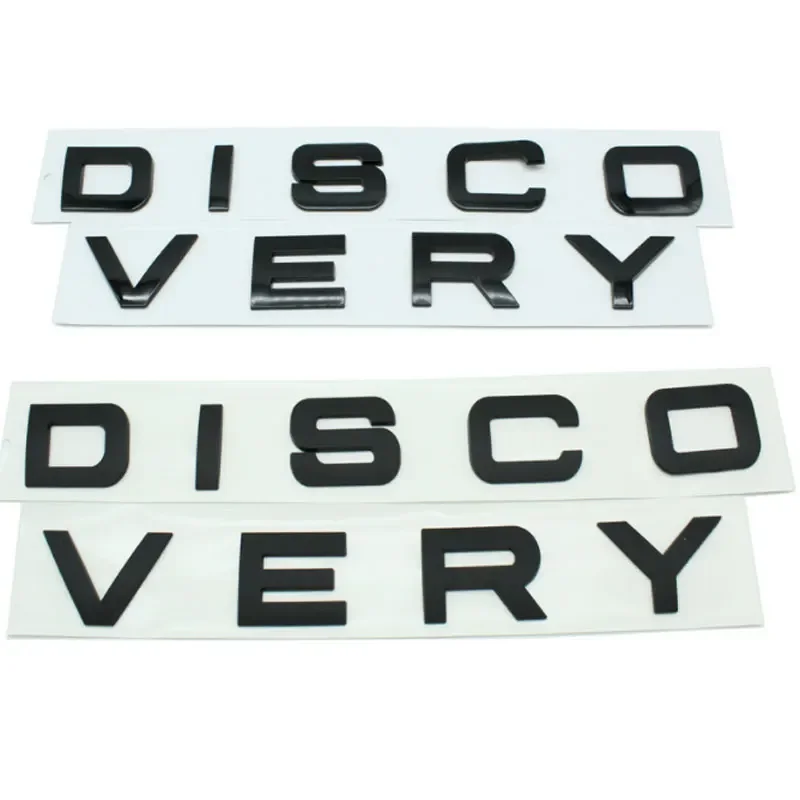 DISCOVERY Letter logo car stickers for Land Rover Discovery engine hood cover badge refit accessories rear trunk decorate label