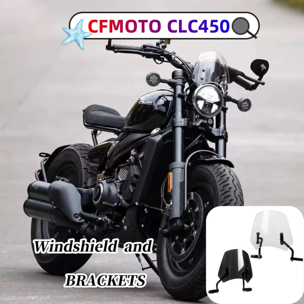 

Suitable for CFMOTO 450CLC custom modified exquisite windshield front windshield headlight head cover instrument cover