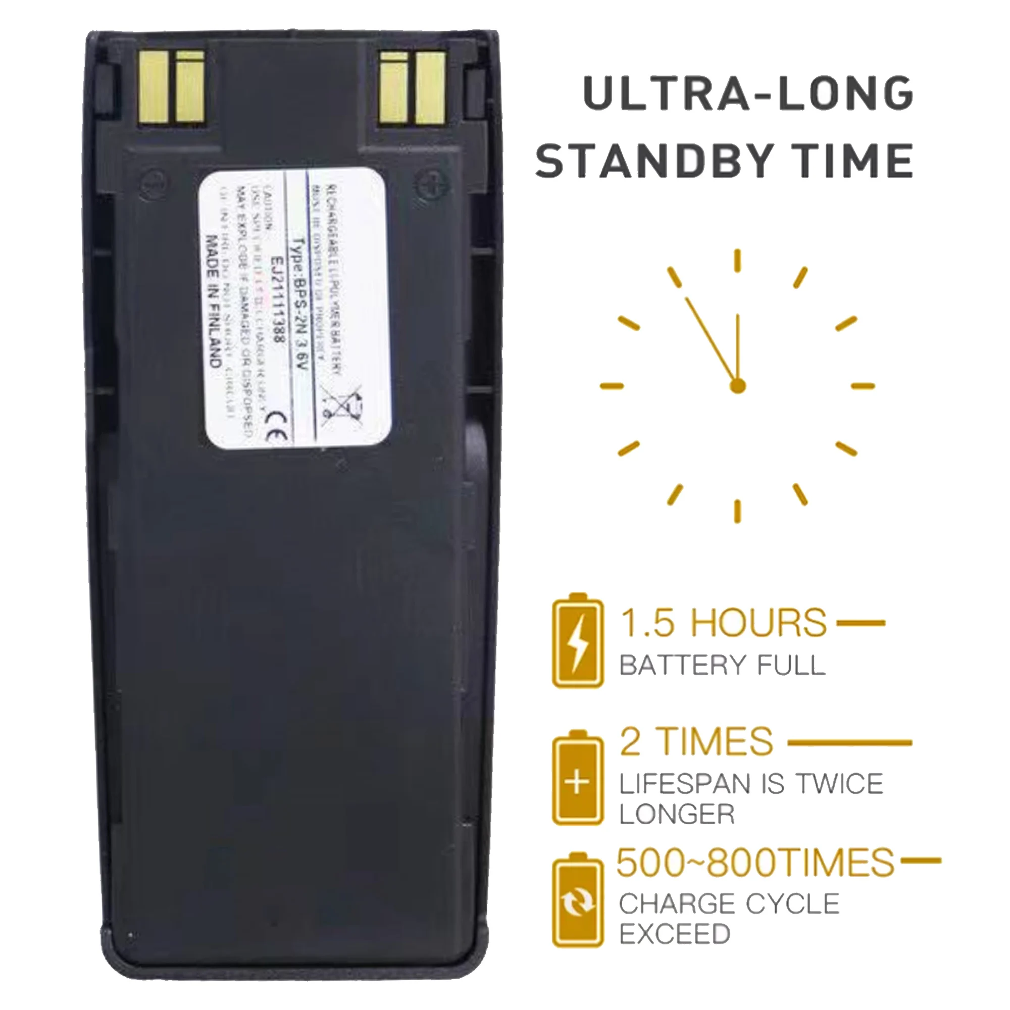 BPS-2N Battery For Nokia 6185 6138 6110 6310I 6310 6210 5180 5170 5160 5150 5125 6160 7110 6150 5185 Original Capacity Repair Pa