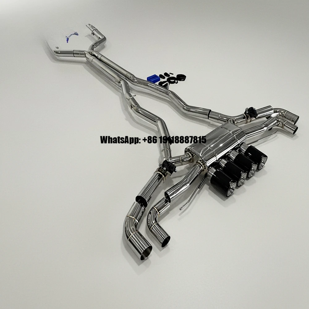 

For BMW X5M & X6M F95/F96 S63 4.4T V8 Motorsport Stainless Steel Catback Exhaust Enhances Turbo Response & Aggressive Sound