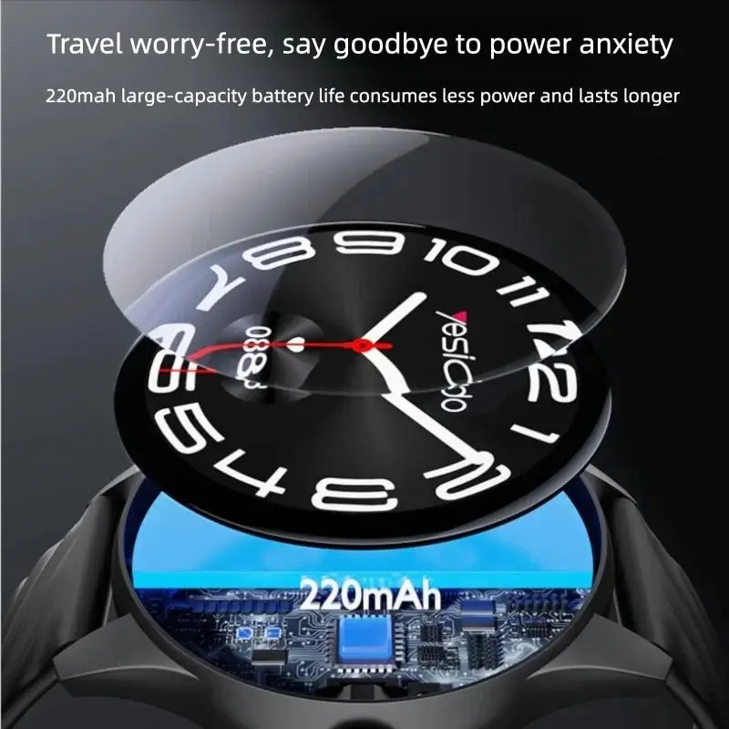 ساعة ييسيدو الرياضية، قدرة تحمل طويلة، سعة كبيرة، مراقبة معدل ضربات القلب، ساعة ذكية عالية الدقة