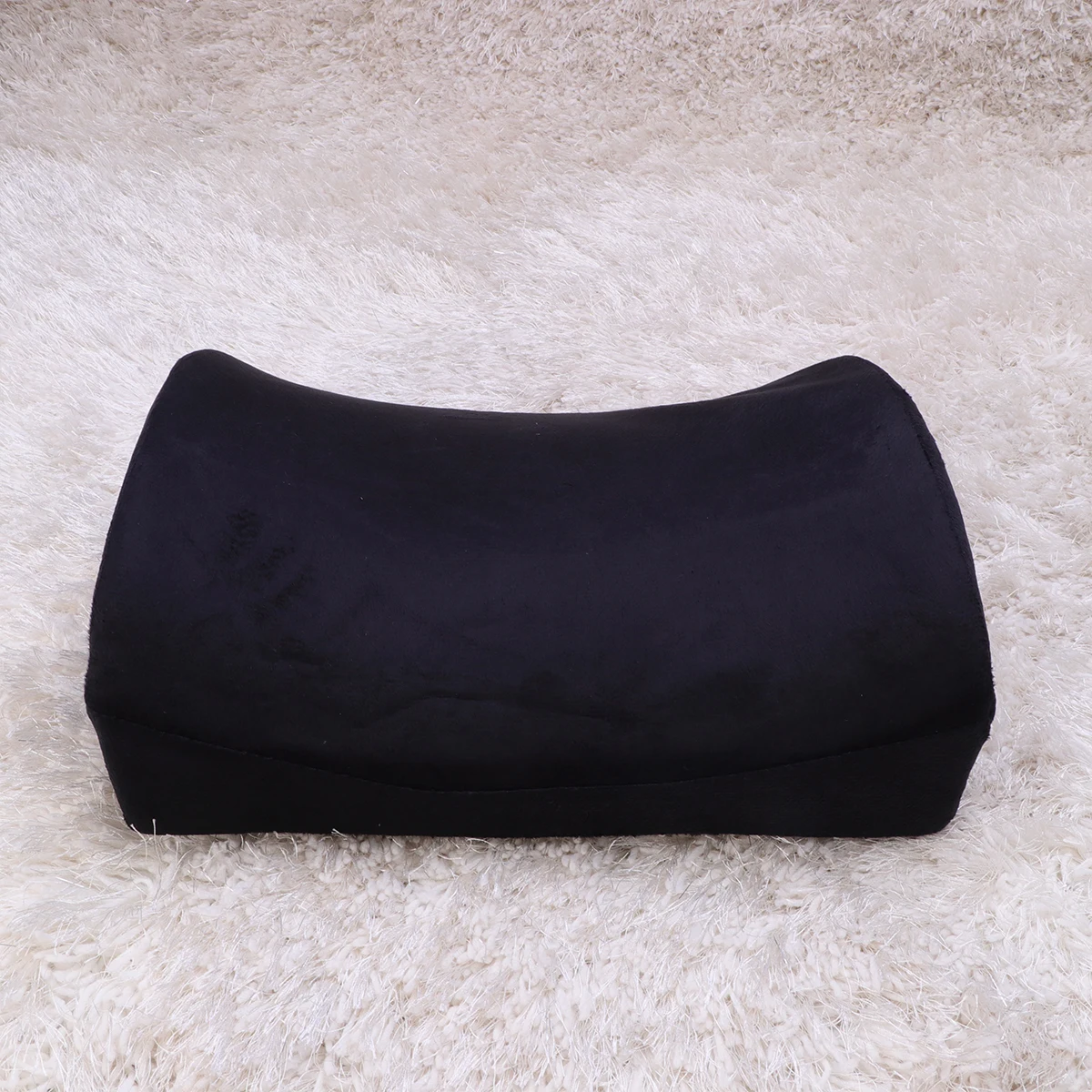 

Thickened Back Cushion Ergonomic Lumbar Support for Four Seasons Black Office Chair Memory Seat Pillow High