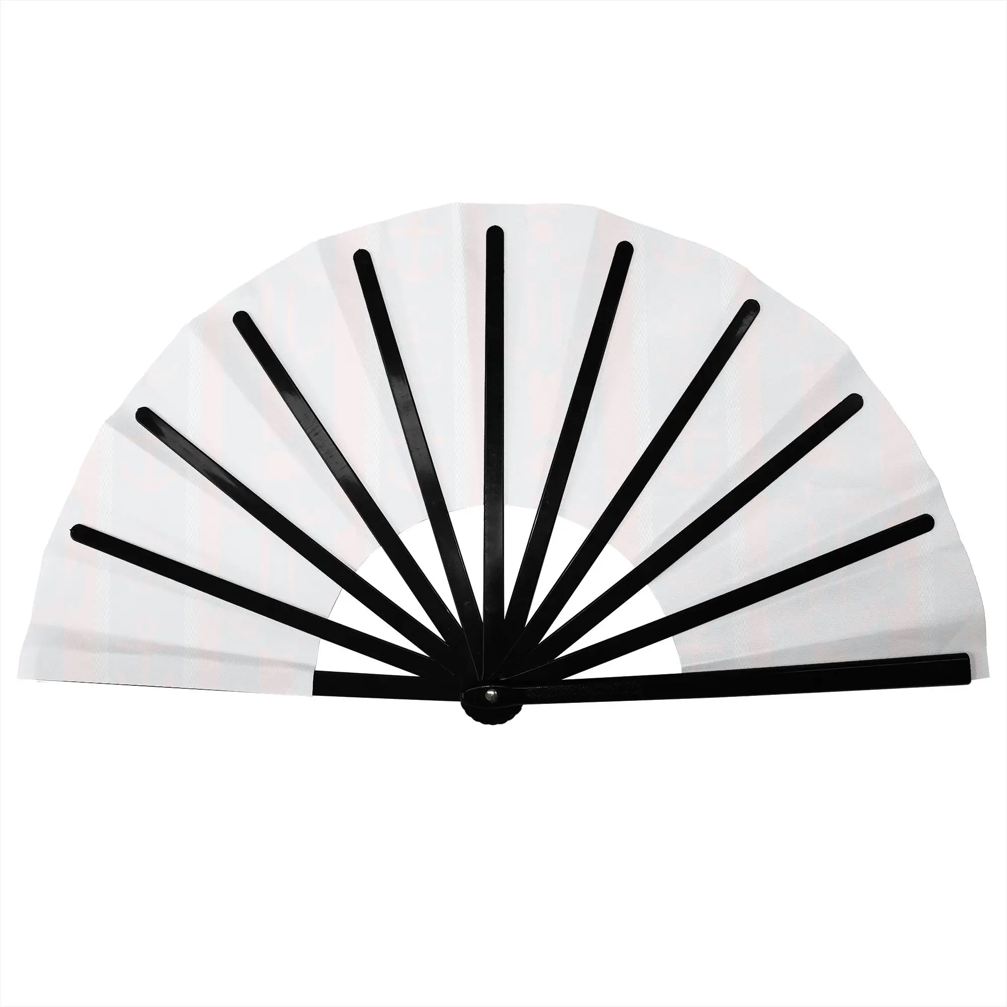 Red Navy Striped Nautical Traditional Folding Fan Chinese Style  High-Quality Fans Gift Classic Decorative Hand Fan