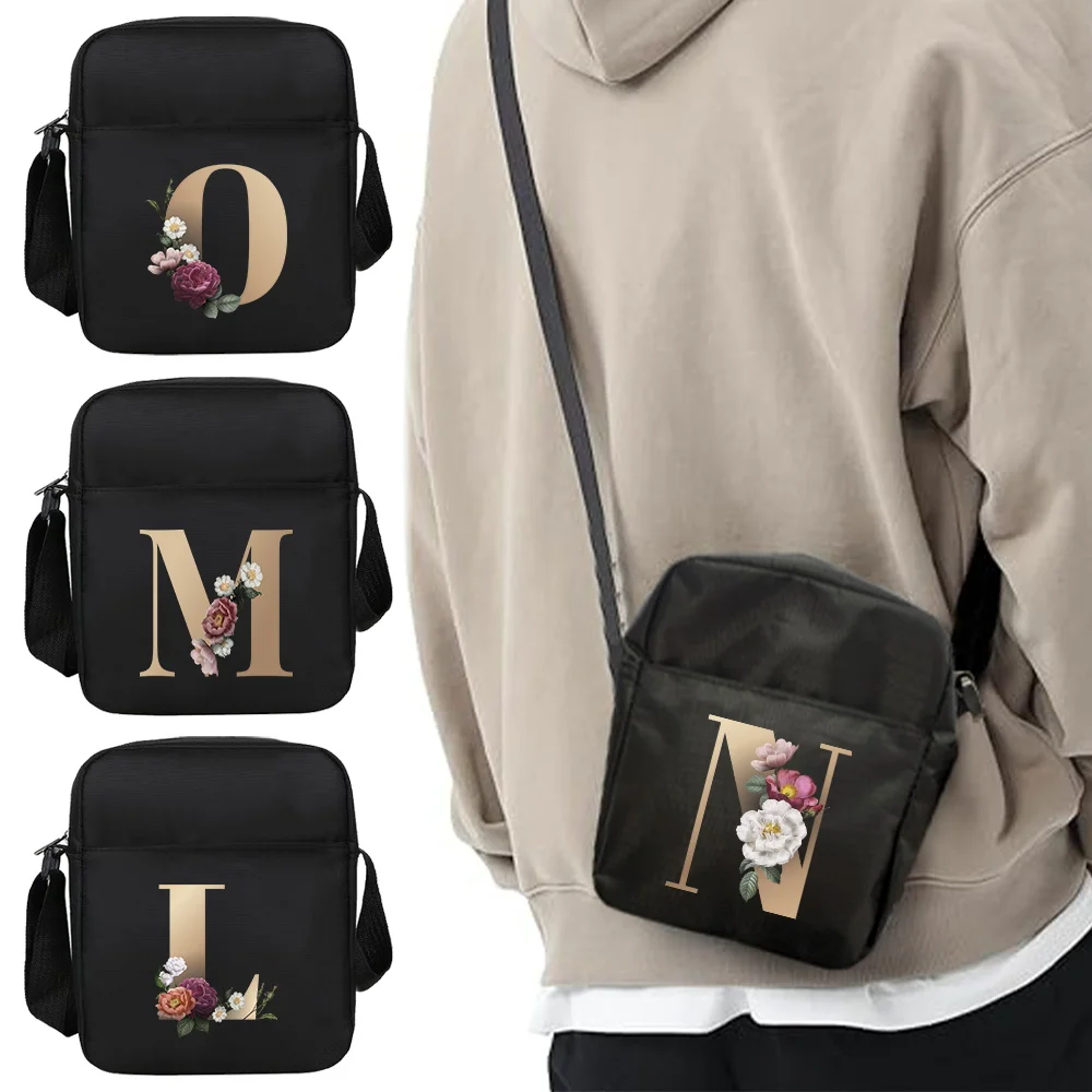 

Shoulder Bags Crossbody Bag Women's Bag Printing Gold Letter Series Female Messenger Multi-purpose Mobile Phone Bag Storage Bags