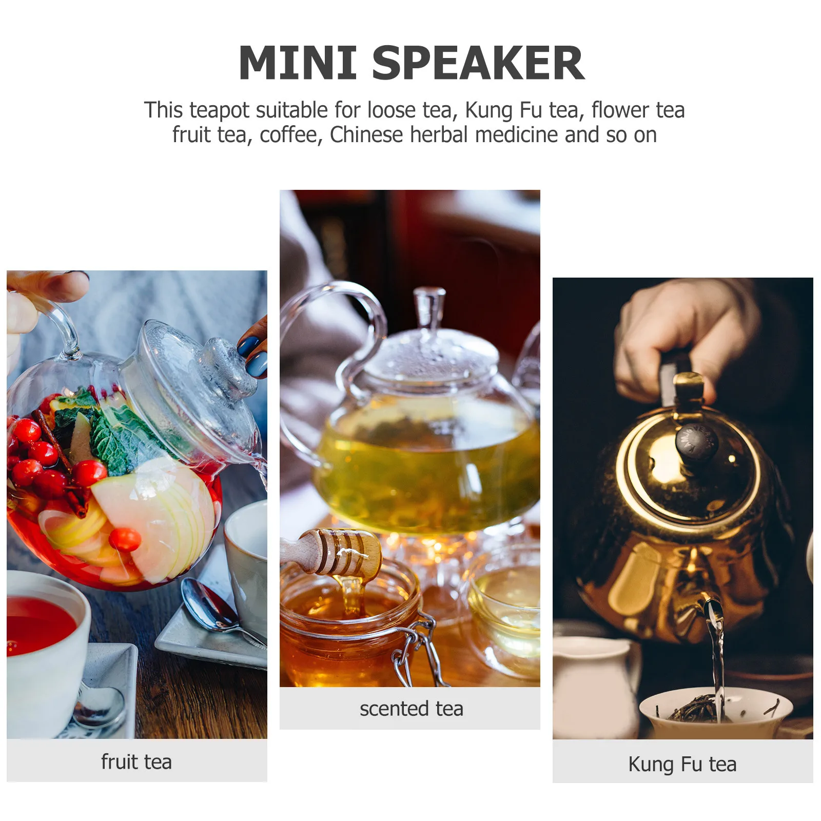 

Glass Tea Pot Small Transparent Teapot With Side Handle For Loose Leaf Flower Coffee Chinese Herbal Tea Household Kung Fu