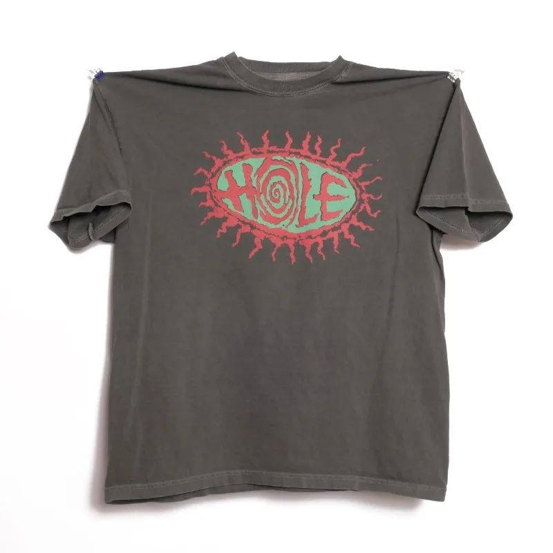 Hole Band T-shirt Live Through This Sun Logo, popular alternative trash punk Seattle Washington Courtney Love Kurt Cobain Riot