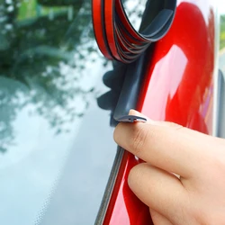 200cm Rubber Car Seal Edge Sealing Strip Roof Windshield Car Sealant Protector Strip Window Seals Noise Insulation Strip