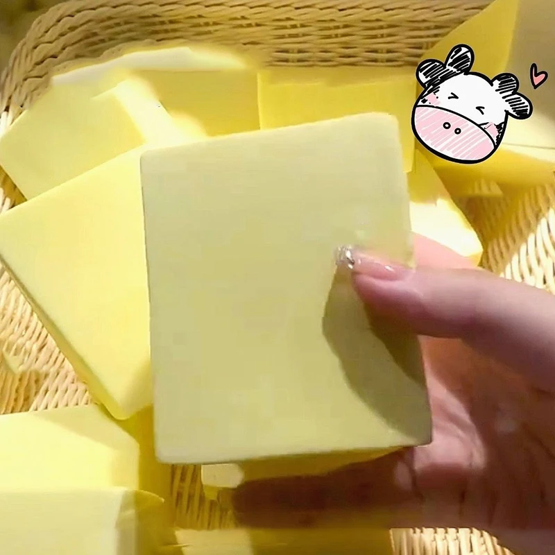 Soft 3D Yellow Dessert Squeeze Party Relaxed Relief Sensory Squishies Clear Simulation Toys Gift