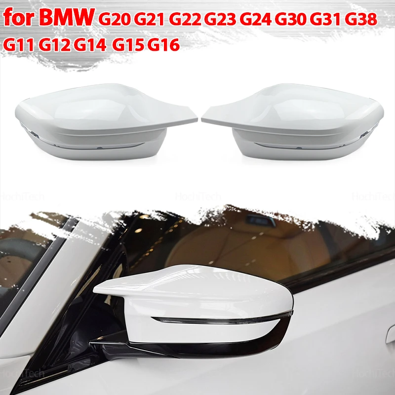 Car Rearview Mirror Cover Side Wing Protect Frame Covers For BMW 3 4 5 7 8 Series G20 G21 G30 G38 G22 G23 G11 G12 G15 G16