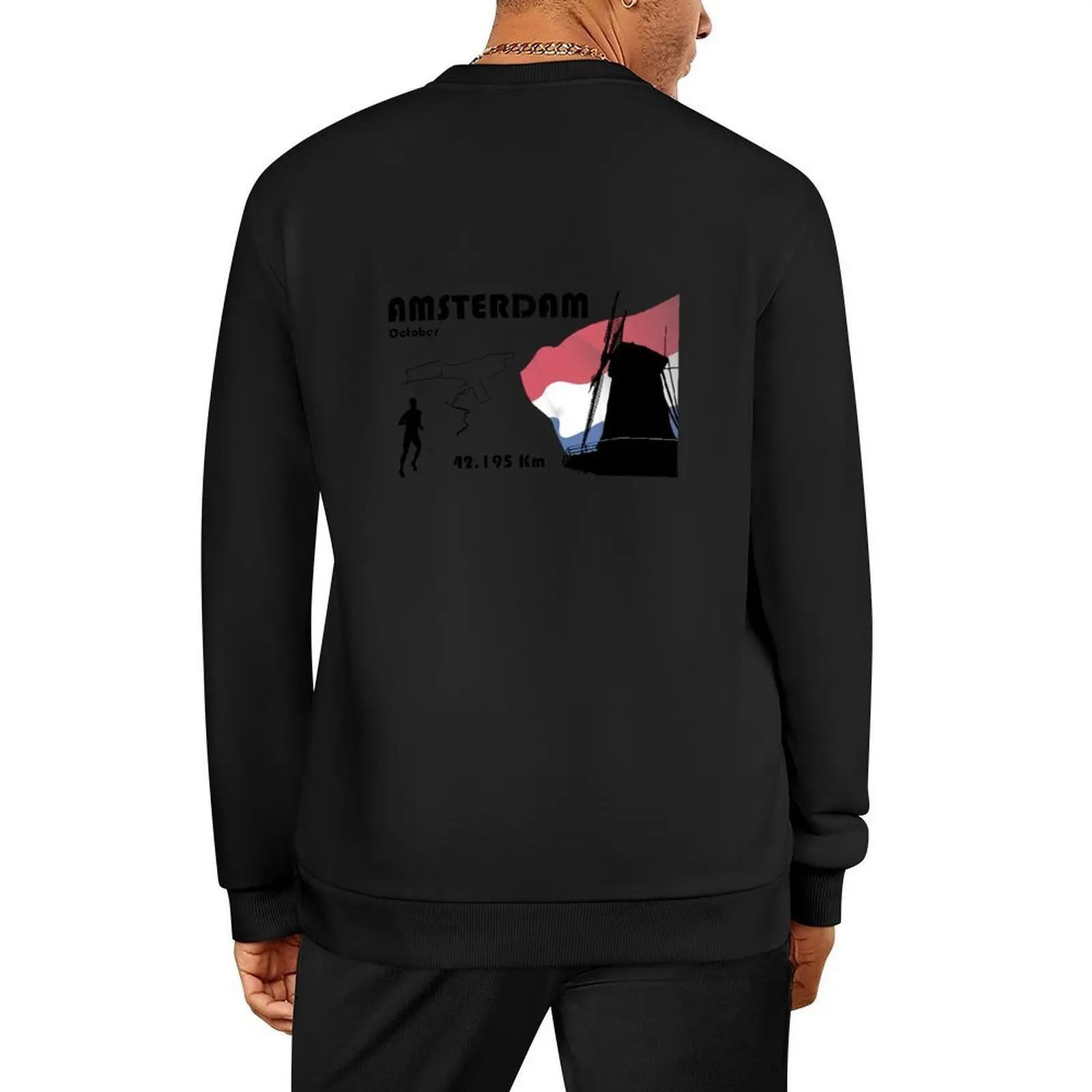 

Amsterdam marathon Pullover autumn clothes tracksuits men's coat men clothing winter man sweatshirt