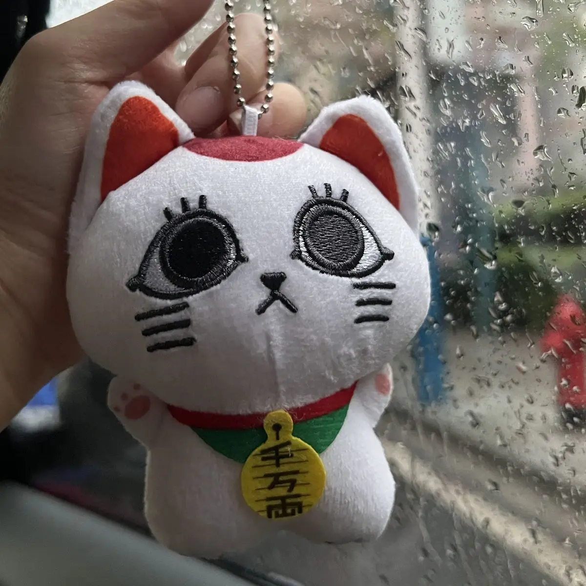 Hot Turbo Granny Maneki Neko Peluche - Dandadan Cursed Yet Cute Anime Portachiavi Lucky Cat Zaino Fascino Regalo