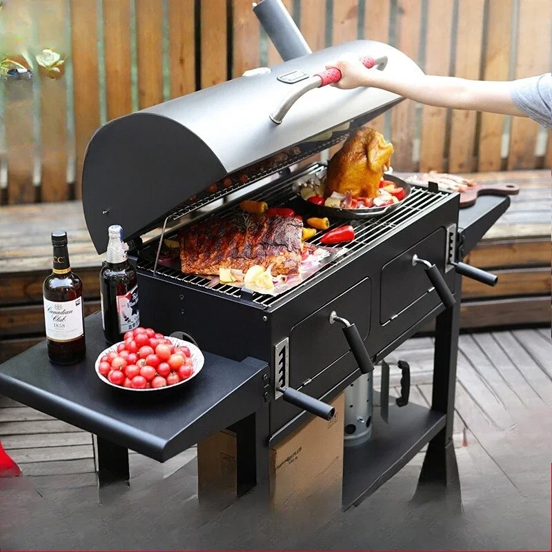 

Плита для барбекю во дворе, бытовые большие американские инструменты для уличной виллы