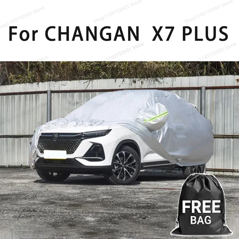 

Car cover For CHANGAN X7 PLUS Full cover Waterproof sun protection cover Scratch resistant cars accessories