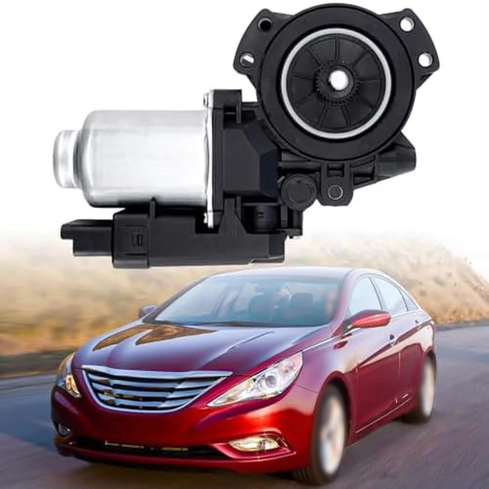 Fits For Hyundai Sonata 2006-2010 Front Driver Side Motor Power Window Motor 6-pin Terminal Connector Anti-pinch Function