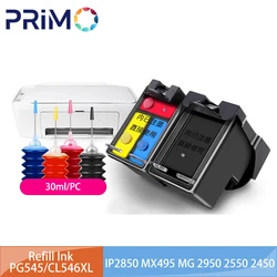 PG-545XL CL-546XL Refillable Ink Cartridge For Canon 545 546 XL Pixma MG2400 MG3050 MG3051 MG3052 MG3053 IP2800 IP2850 MG2455