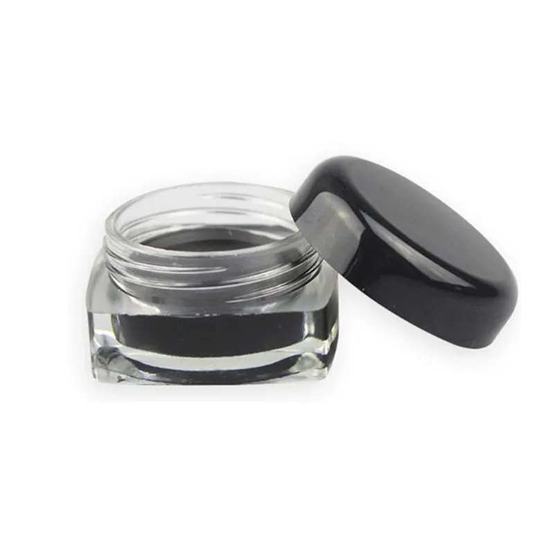 Eyeliner noir résistant à l\'eau, crème cosmétique de beauté, longue durée, gel, fard à barrage, outils de maquillage avec ensemble de pinceaux,