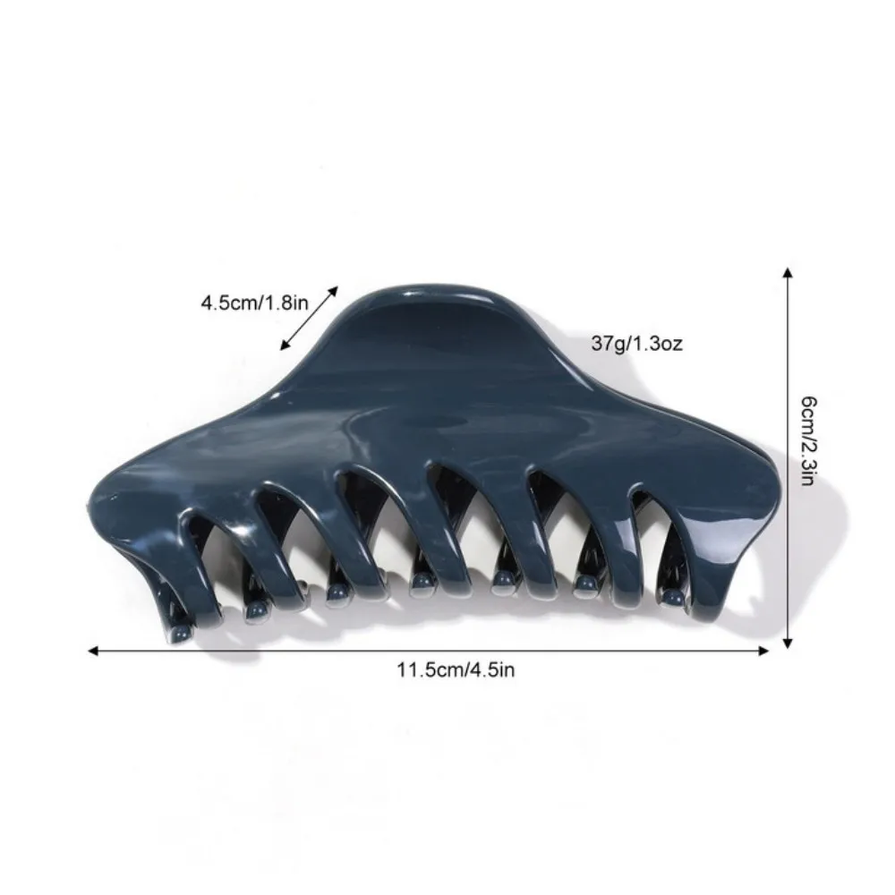 1/4PCS New Cloud Silikon-Klauenklammer, supersicherer Kopfschutz, Bananenklammer, weicher, flexibler Kieferklammer für Damen-Haar-Accessoire – Detail 1