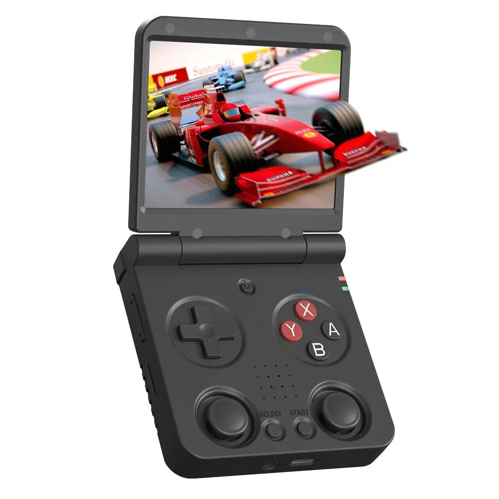 FlipV2 game console GBA double joystick folding PSP handheld game console portable nostalgic open source