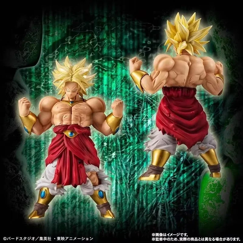 Original Bandai Dragon Ball Z Pb Hg Broli Complete Set Figure Pvc Anime Action Figurine Collection Statue Model Toys Xmas Gift