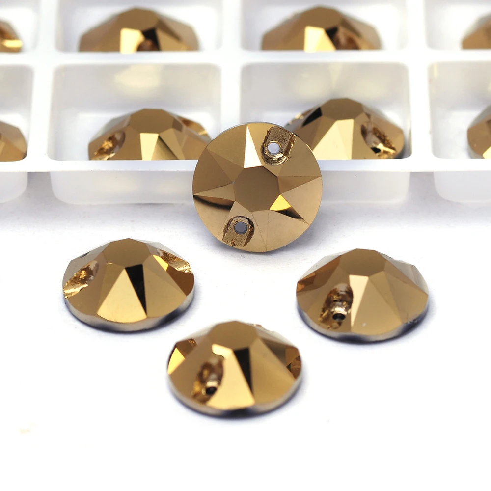 PUBRILEX Glas K9 Nähsteine Strass mit abgeschrägten Kanten XIRIUS Flache Rückseite Aufnähbare Strasssteine für Kleidung, Taschen und Accessoires – Detail 3