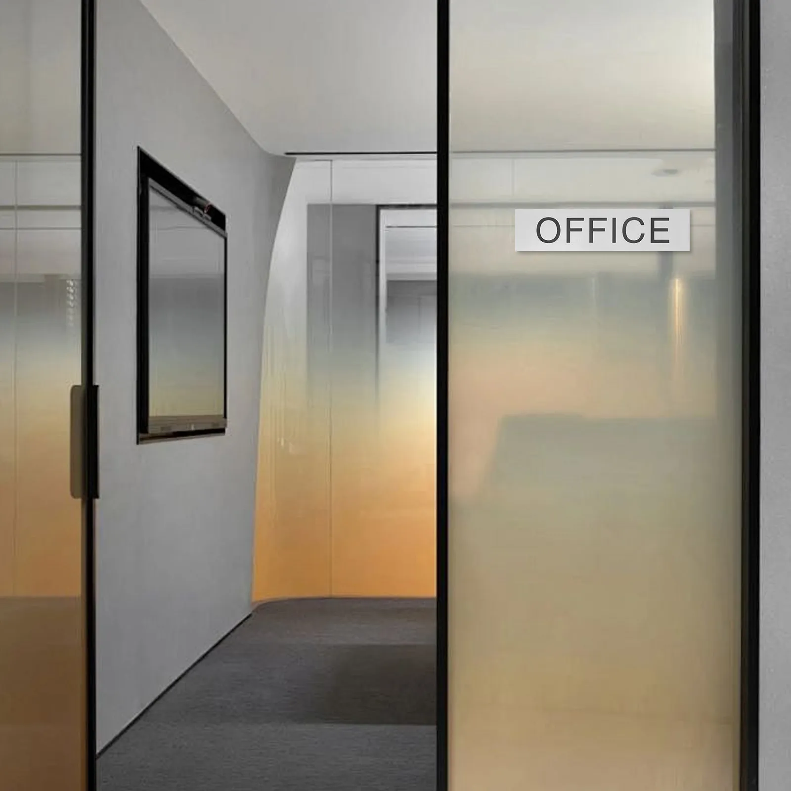 

Modern Acrylic Office Sign for Door Wall Mount Easy Setup No Tools Required Sturdy Construction Office Room Identification Sign