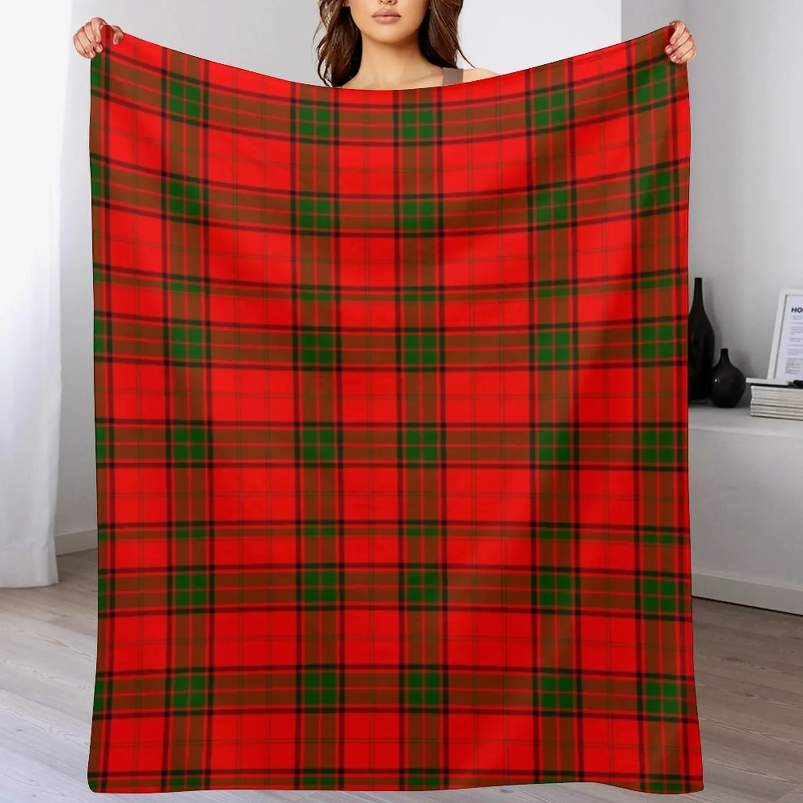 

Clan Maxwell Tartan Throw Blanket Polar For Decorative Sofa Furrys Cute Blankets