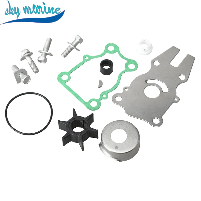 63D-W0078 Water Pump Impeller Kit for Yamaha 2T 40HP 50HP 4T F40 FT50 F50 F60 Outboard 63D-W0078-00 63D-W0078-01 63D-W0078-01-00