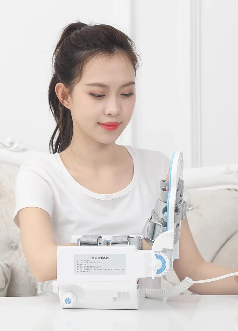 อุปกรณ์ฝึกข้อมือหลังการแตกหัก พร้อมแผ่นยึดนิ้วมือ สำหรับการฟื้นฟูสมรรถภาพด้วยอุปกรณ์เสริมทางการแพทย์ ฝึกนิ้วมือและข้อต่อนิ้วมือ