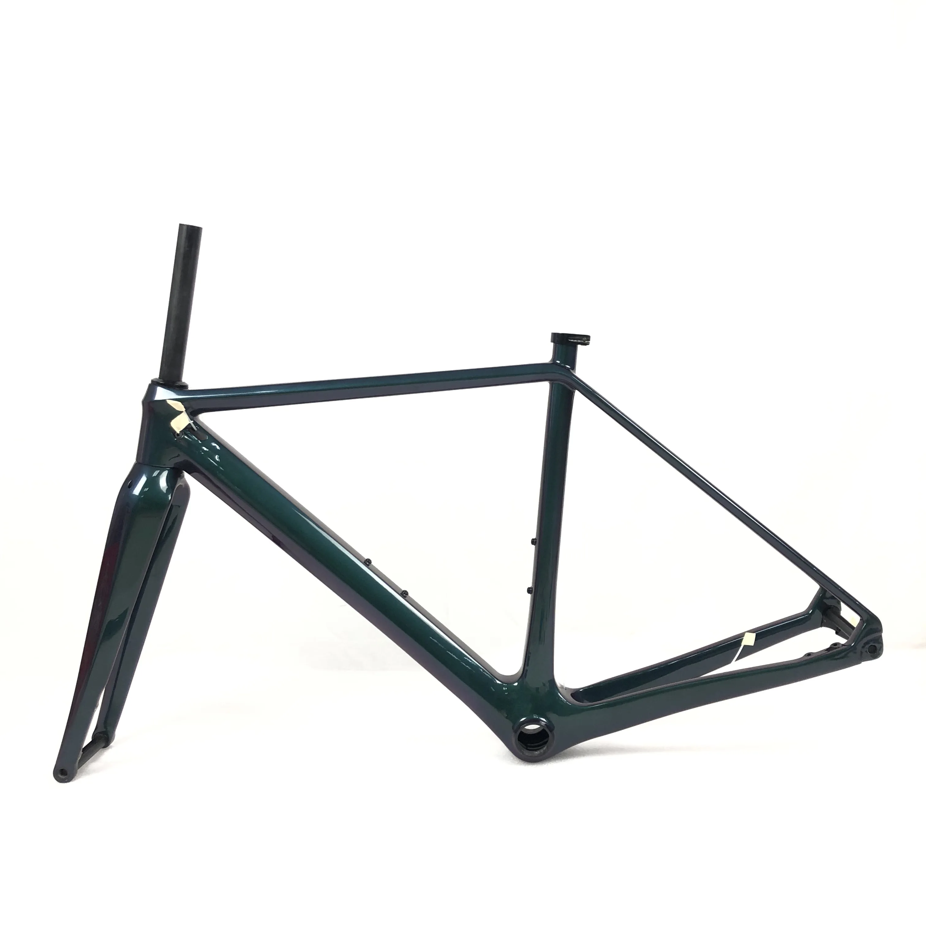 STLF Hongfu الأزرق والأرجواني الحرباء الصين الحصى كامل ألياف الكربون الطريق سباق الحصى إطار دراجة هوائية FM279 #5