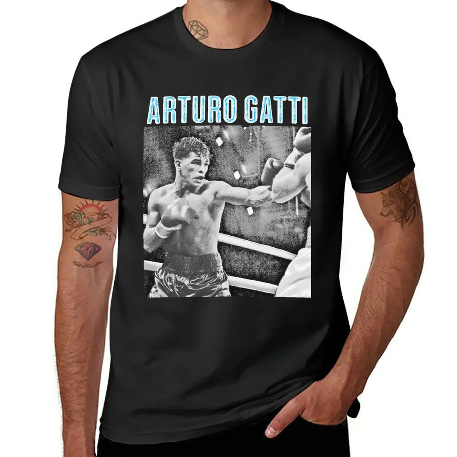 Arturo Gatti Boxing. T-Shirt oversized plain mens graphic t-shirts hip hop