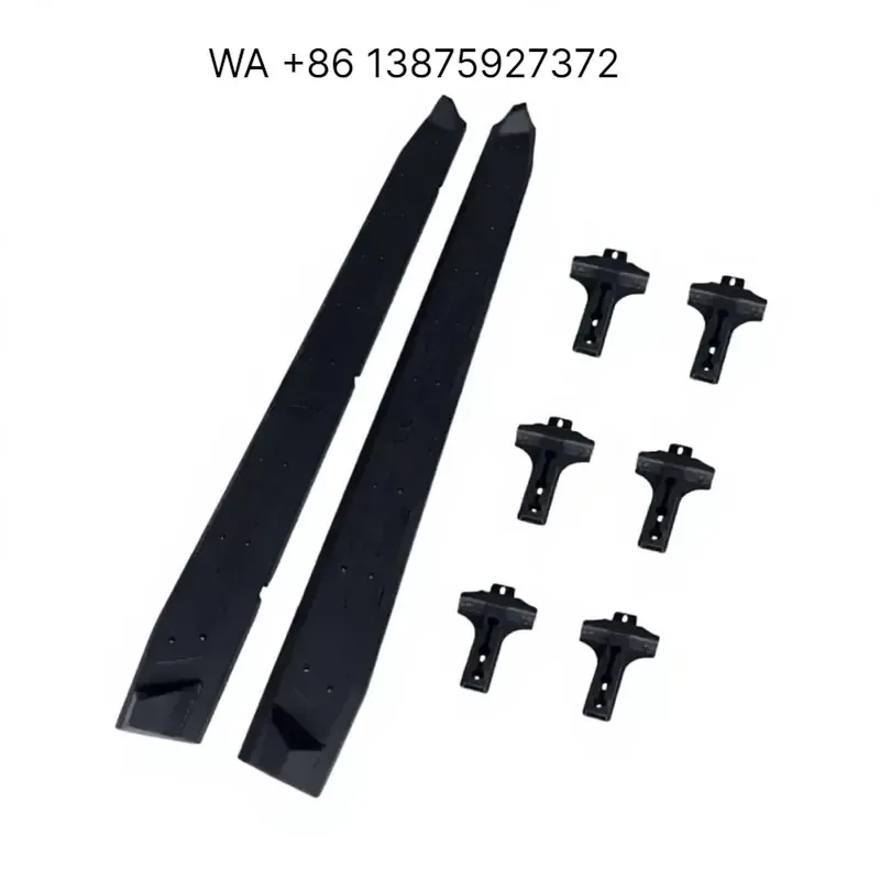 Wmwmnu for JK Professional Anti slip Power coated Matte Q235 Steel Side Steps Running Board for 21 24 Non Destructive