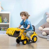 Homcom Pedalless Tractor for Children +3 Years with Mobile Shovel 83X27X39 cm