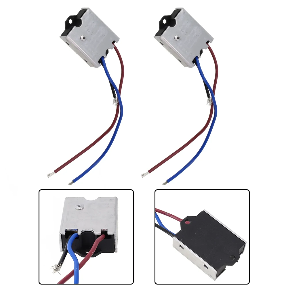 

2 Pcs Soft Start Module Black Silver Module Softstart Switch Machine Module Accessories Soft Start High Quality