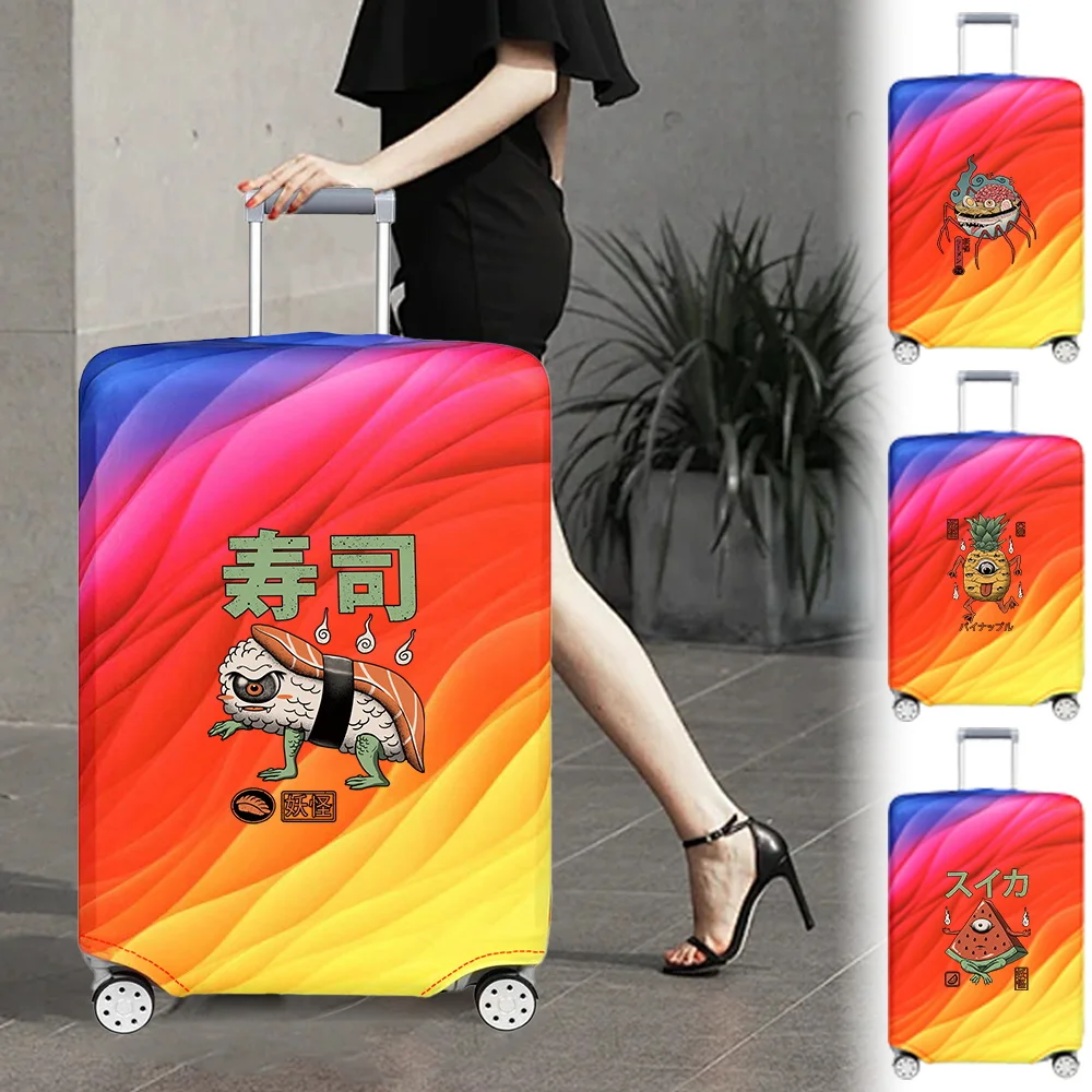 

Luggage Cover Protective Case Reusable 18-32inch Trolley Box Suitable Stretch Fabric Cover Dust Cover Cute Monster Series