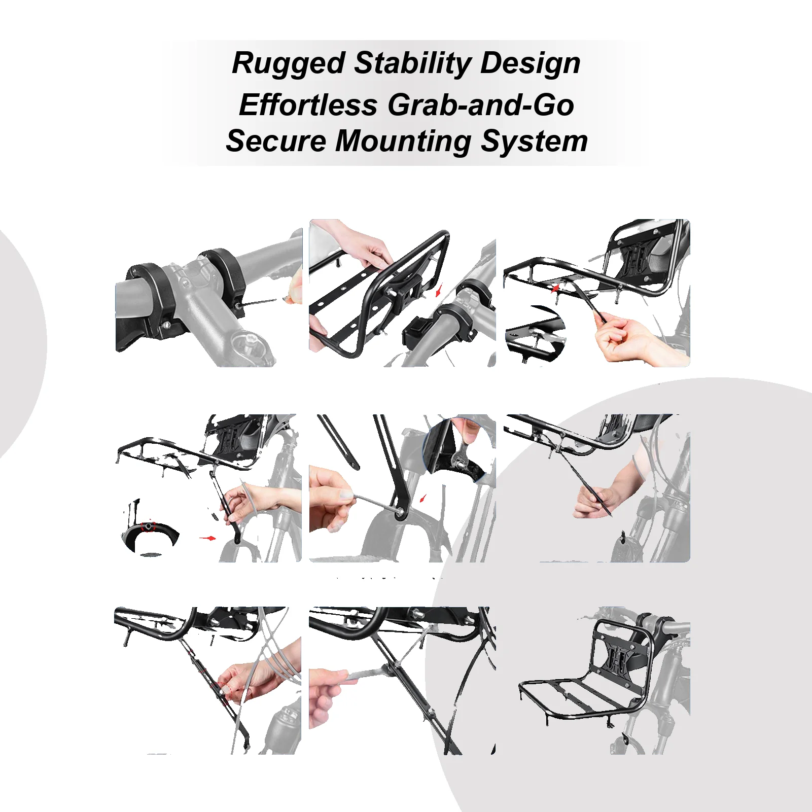 

Cycling Luggage Rack Strong Load Bearing Carrier Mountain Bike Rack For Kids Adult Girls Women Men Mountain Bike Riding Cycling