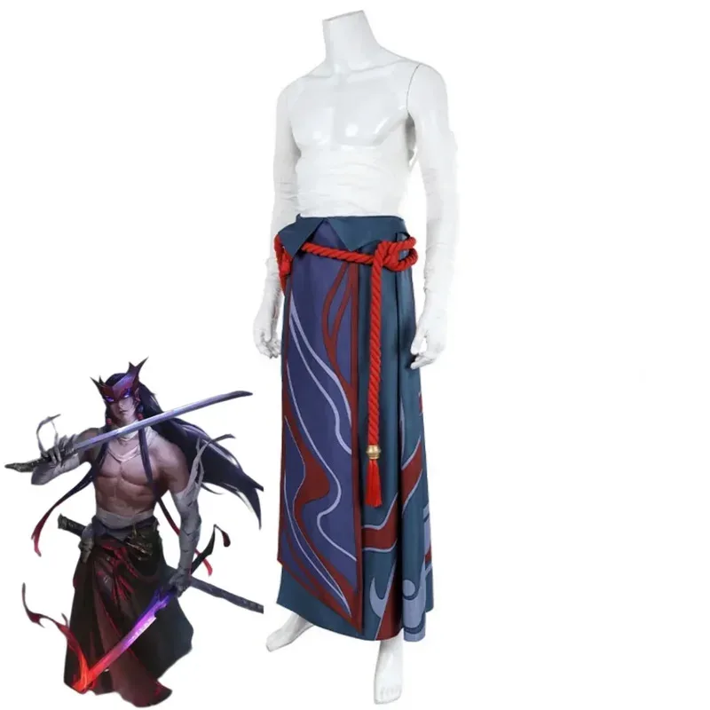 لعبة LOL لا تنسى يوني تأثيري حلي شعر مستعار تنورة حزام الأشرطة موحدة مجموعة كاملة الكبار رجل امرأة كرنفال هالوين البدلة coscos