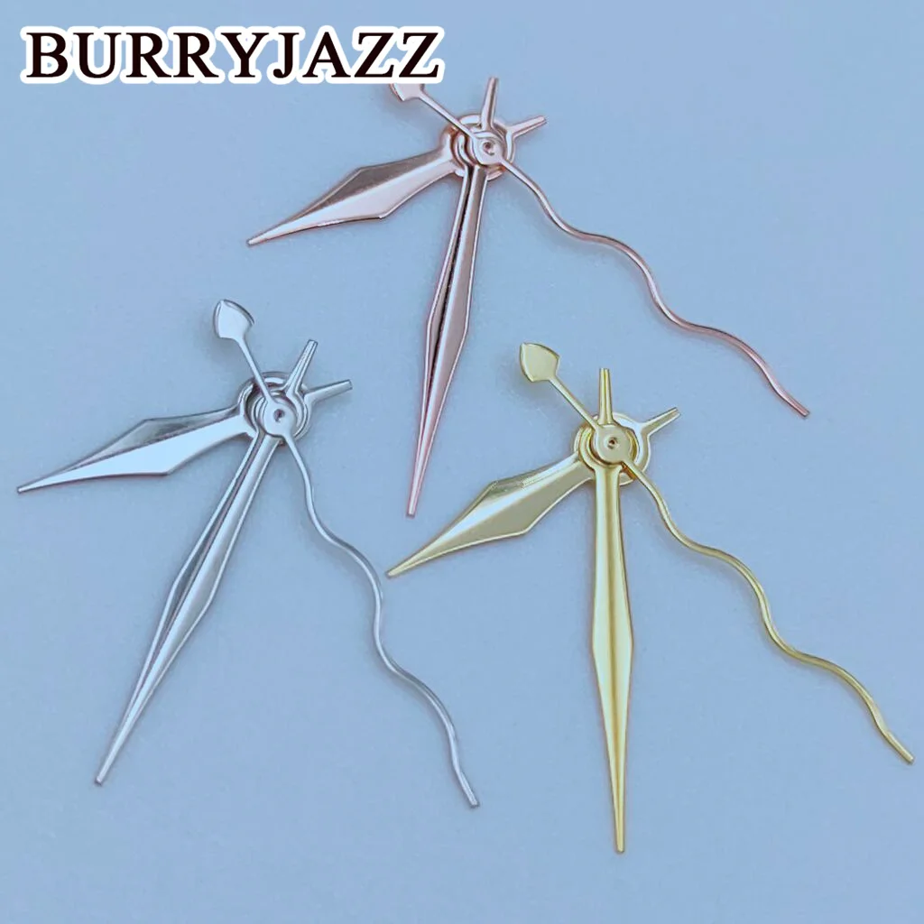 BURRYJAZZ NH35 NH36 NH38 7S26 7S36 4R35 4R36 manecillas de reloj de oro rosa plateado