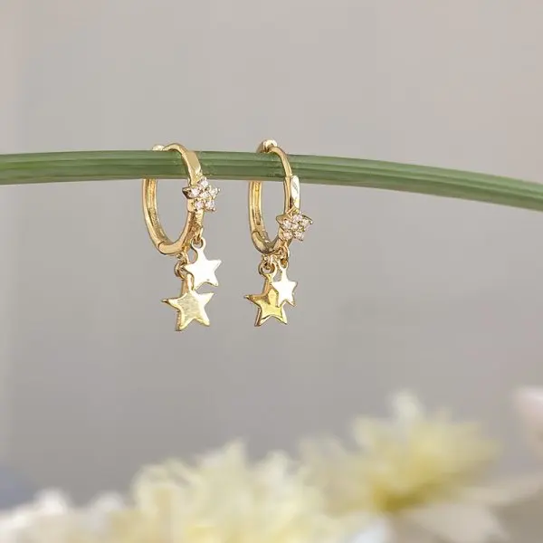 Women's Pink Tulip Flower Pearl Stud Earrings, Exquisite Gift