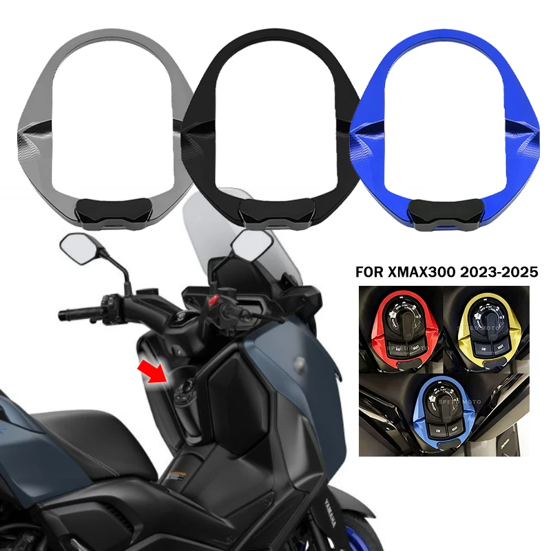 

Motorcycle Accessories Electric Door Lock Decorative Cover For YAMAHA XMAX300 X-MAX300 XMAX X-MAX 300 2023 2024 2025