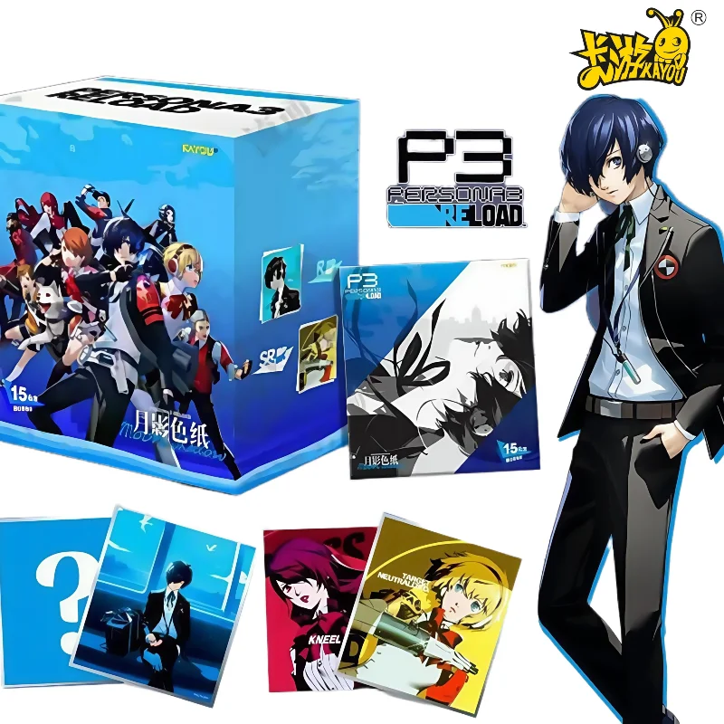 

KAYOU натуральная серия Persona 3, перезарядка, лунная тень, цветная бумага, игровые аксессуары, коллекция игрушек, подарки, цветная бумага, оригинальная коробка