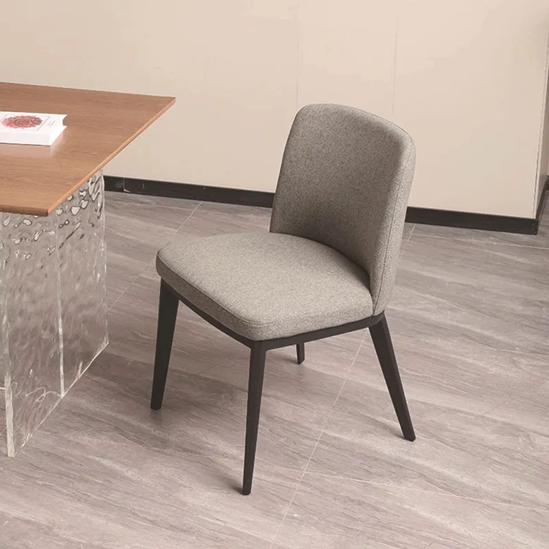 Minimalist Italian Hotel Restaurant Low Back Dining Chair