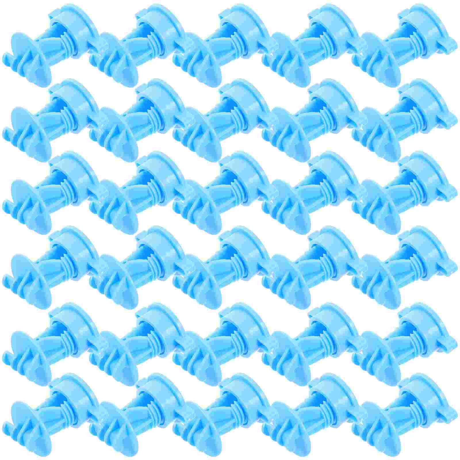 50 Pcs Portable Fence Insulator Apple Cable Post Insulators Gate Latch Blue Electric Part