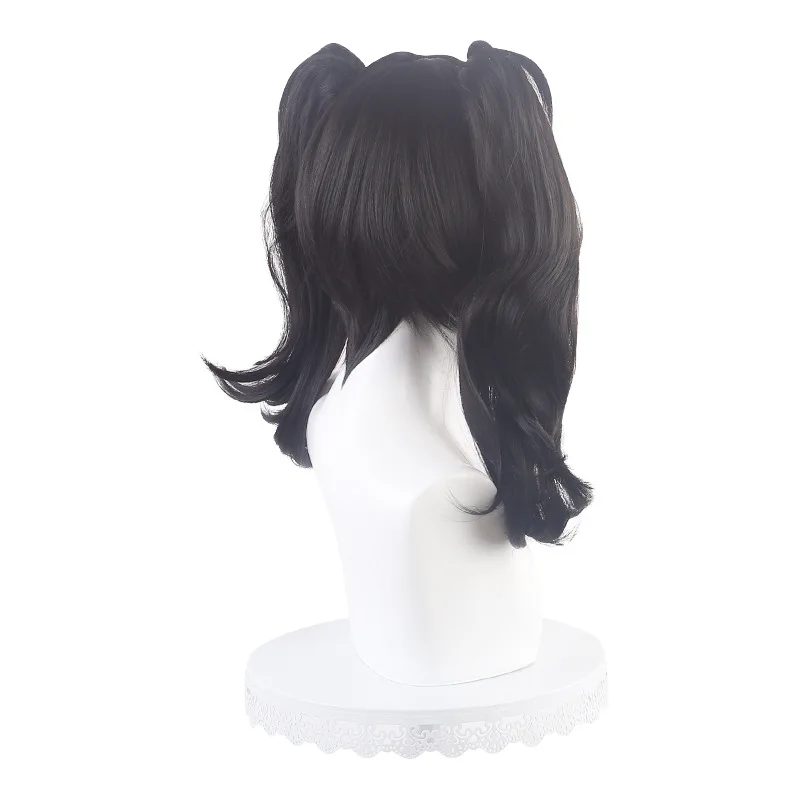 La fille Streamer est très dépendante sur les perruques de Cosplay Double queue de cheval faux cheveux et la perruque Streamer Girl Tangtang