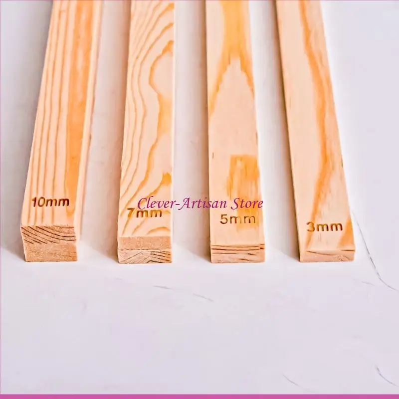 E06B 8PCS 3/5/7/10mm木材ローリングピンガイド陶器ポリマー粘土の厚さのための陶器ツールクレイツールマッドボードツール