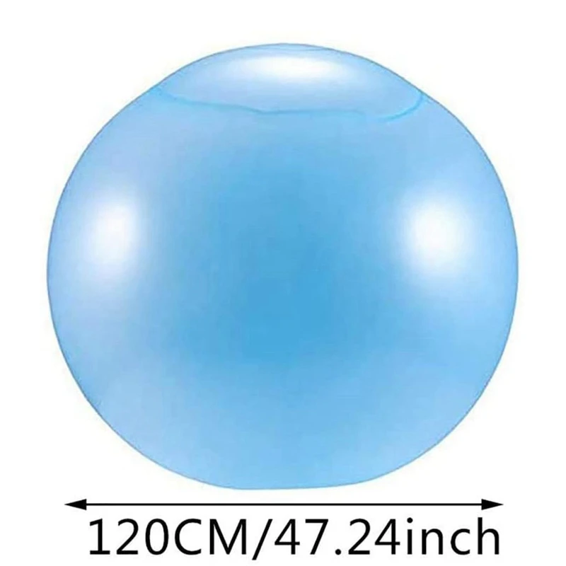 Paquete de 3 bolas llenas de agua para niños, Bola de burbuja gigante de 120Cm, Bola de agua inflable para niños, juego de Fiesta al aire libre, grandes regalos