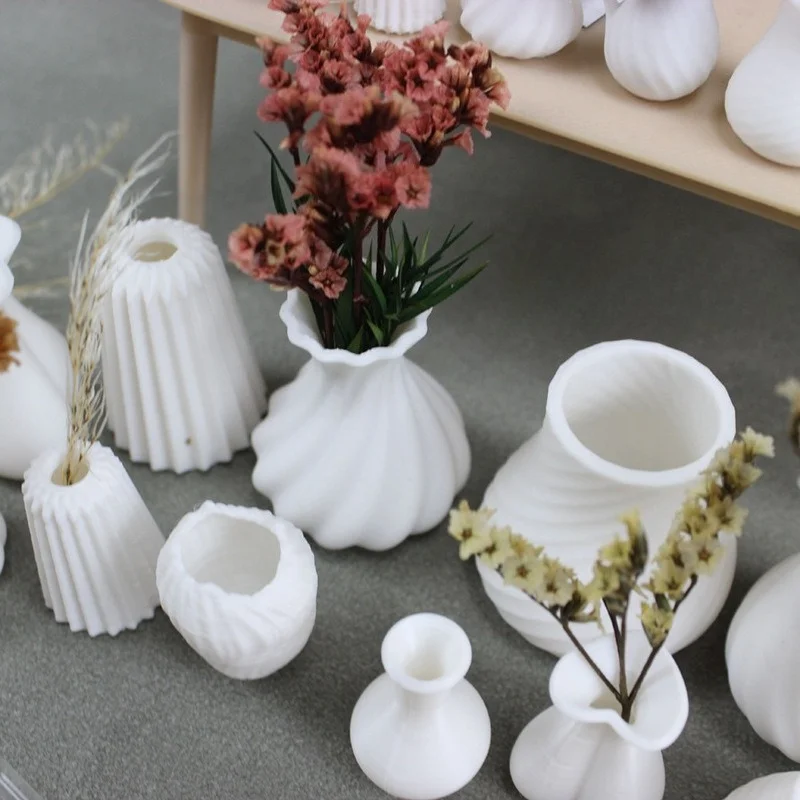 Miniatur-Mischvase-Modell-Set, geeignet für Blumenarrangements, Foto-Requisiten, Miniatur-Szenen-Requisiten, Sandtisch-Modell, Geburtstagsgeschenk