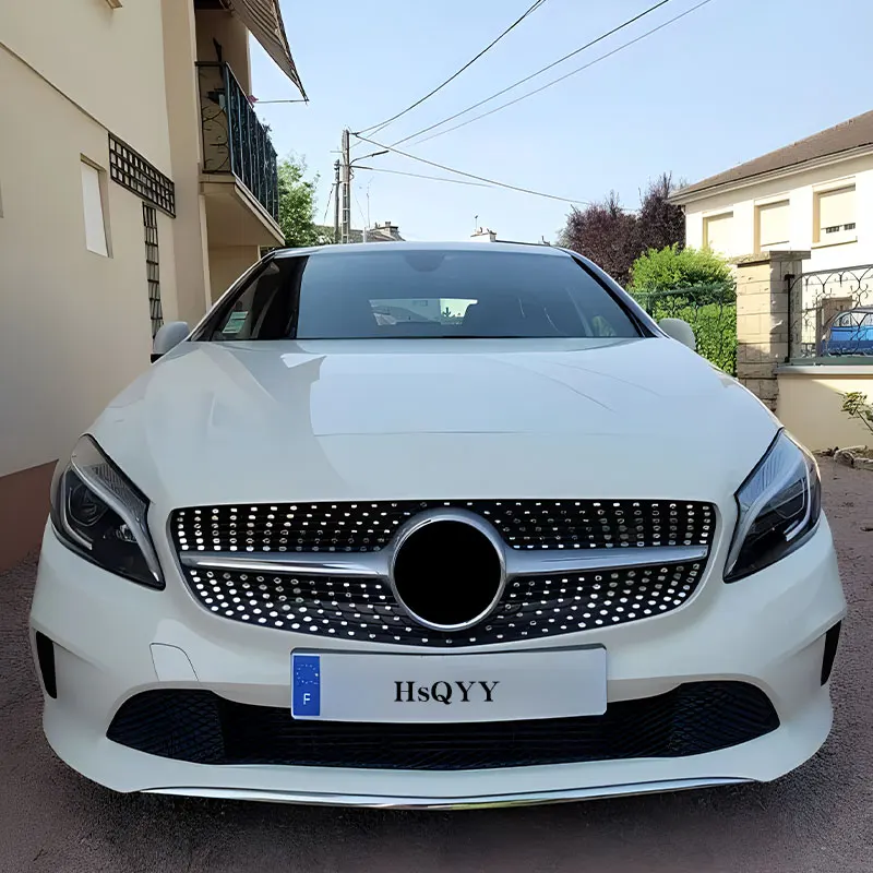 For Mercedes Benz A GLA CLA Class W177 W176 H247 C117 C118 Car Air Intake Grille Decoration Sequin Starry Sky Net Trim Sequins