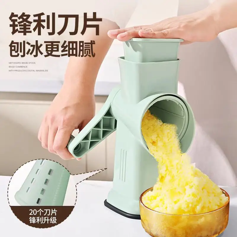Necessary Manual Shaved Ice in Summer, Stall Shaved Ice, Small Continuous Ice Sand Machine, Ice Box, Household Hand Ice Breaker view 4